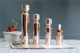 Metallic Glass Foundation Lotion Pump Bottle For Cosmetic